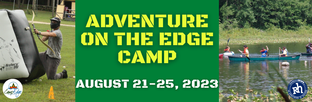 Adventure on the Edge Camp Website Image